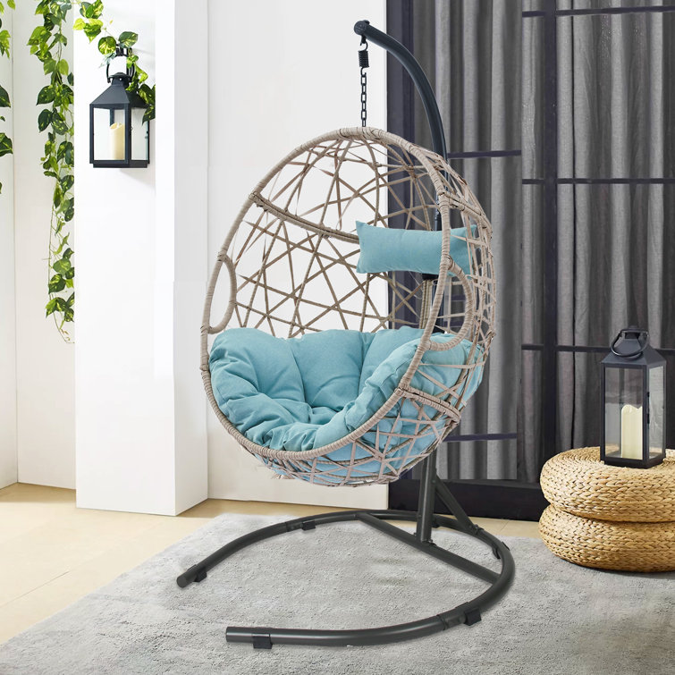 Papasan porch online swing